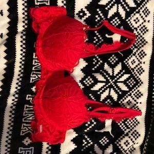 Victoria Secrets Pink Date Night Lace Balconette.